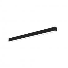 NLINSW-4334B - 4' L-Line LED Direct Linear w/ Selectable Wattage & CCT, Black Finish
