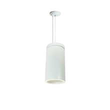 Nora NYLS3-6C1L640FC12WWW - 6" Sapphire III Cable Mount White Cylinder, Matte Powder White Reflector/Matte Powder White