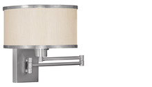  6279-91 - 1 Light BN Swing Arm Wall Lamp