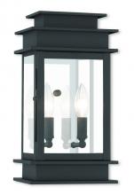 Livex Lighting 2014-04 - 2 Light Black Outdoor Wall Lantern