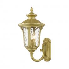  7856-33 - 3 Light Soft Gold Outdoor Large Wall Lantern