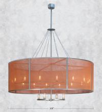  119090 - 108"W Cilindro Rame Chandelier
