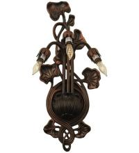  12523 - 7"W Pond Lily 3 LT Wall Sconce Hardware