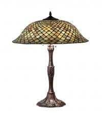 Meyda Green 147470 - 26" High Tiffany Fishscale Table Lamp