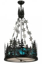 Meyda Green 150053 - 22"W Alpine Inverted Pendant
