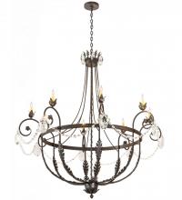  188131 - 58" Wide Antonia 8 Light Chandelier