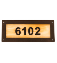  195165 - 9.5" Wide Personalized Street Address Sign