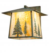 247827 - 18" Wide Stillwater Tall Pines Wall Sconce