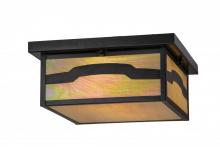  87440 - 14"Sq Hyde Park Mountain View Flushmount