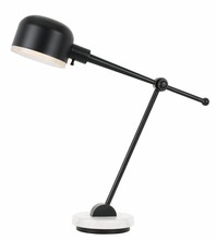  BO-2765DK-DB - 60W Allendale Metal Desk Lamp With Marble Base And Metal Shade
