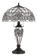  BO-2943TB - 60W X 2 Tiffany Table Lamp With 7W Night Light