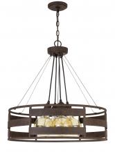  FX-3747-4 - 60W x 4 Rochefort metal chandelier (Edison bulbs shown ARE included)