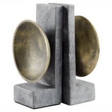  11500 - Taal Bookends|Black|Brass