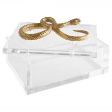  11763 - Snake Box| Clear | Brass