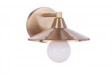  12508SB1 - Isaac 1 Light Wall Sconce in Satin Brass