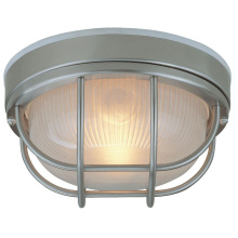 Craftmade Z395-SS - Round Bulkhead 1 Light Large Flush/Wall Mount in Stainless Steel