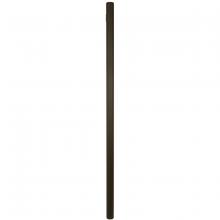  Z8990-TB - 84" Fluted Direct Burial Post in Textured Black