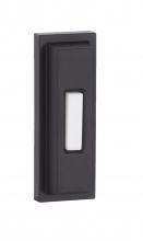 PB5005-FB - Surface Mount LED Lighted Push Button, Beveled Rectangle in Flat Black
