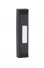  PB5004-FB - Surface Mount LED Lighted Push Button, Thin Rectangle Profile in Flat Black