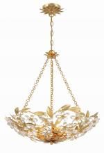  MSL-306-GA - Marselle 6 Light Antique Gold Chandelier