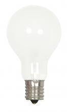 Satco Products Inc. S4165 - 40 Watt A15 Incandescent; Frost; Appliance Lamp; 1000 Average rated hours; 420 Lumens; Intermediate