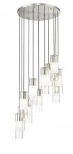  824P-11R-BN - 11 Light Chandelier