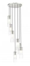  824P-7R-BN - 7 Light Chandelier