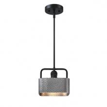 Westinghouse 6125600 - Mini Pendant Matte Black and Dark Pewter Finish