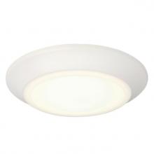  6134000 - 7.5 in. 16W Dimmable LED Surface Mount with Color Temperature Selection White Finish Frosted Acrylic