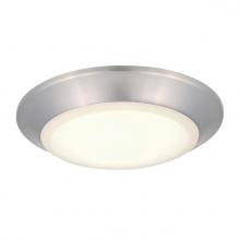  6134200 - 7.5 in. 16W Dimmable LED Surface Mount with Color Temperature Selection Brushed Nickel Finish