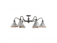 Golden 0877-6SF ABI-GV - Alcott 2 Light Flush Mount in Antique Ivory with No Shade