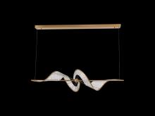 Golden 1468-LP BCH - Aurora LED Linear Pendant in Brushed Champagne
