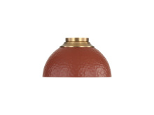 Golden 6950-FM MBS-RC - Shepard 3-Light Flush Mount in Modern Brass with Russet Clay