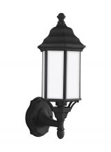  8538751-12 - Sevier traditional 1-light outdoor exterior small uplight outdoor wall lantern sconce in black finis