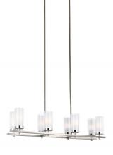 Generation Lighting F2986/8SN/CH - Jonah Linear Chandelier
