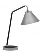  59-GPMB-421-GP - Desk Lamp, Graphite & Matte Black Finish, 7" Graphite Cone Metal Shade
