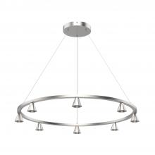  CH19933-BN - Dune 33-in Brushed Nickel LED Chandeliers