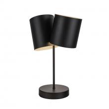  TL58814-BK - Keiko 14-in Black 2 Lights Table Lamp
