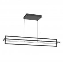 LP16248-BK - Mondrian 48-in Black LED Linear Pendant