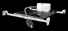 Elco Lighting ELB6PF-EM5 - 6" BIRCH COMRCL PLSTR W/BTTRY B/U