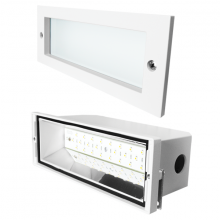 Elco Lighting ELST85B - DIECAST LED STP LGT W/ CLR LENS 12W