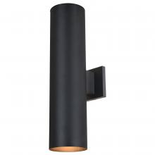 T0652 - Chiasso 2 Light 20-in.H Outdoor Wall Light Textured Black