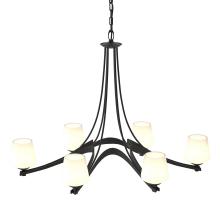 Hubbardton Forge 104106-SKT-10-GG0236 - Oval Ribbon 6 Arm Chandelier