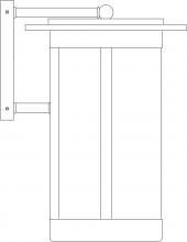 Arroyo Craftsman SAB-11AM-RC - 11" Santorini Wallmount