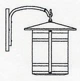 Arroyo Craftsman BB-11LGW-BK - 11" berkeley long body wall mount