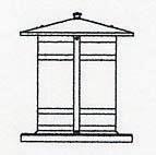Arroyo Craftsman BC-11LGW-BK - 11" berkeley long body column mount
