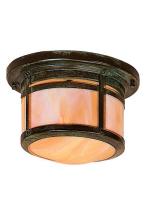 Arroyo Craftsman BCM-8GW-BK - 8" berkeley flush ceiling mount