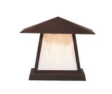 Arroyo Craftsman CC-12TRM-S - 12" carmel column mount with t-bar overlay