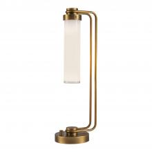  TL355022VBGO - Wynwood 22-in Vintage Brass/Glossy Opal 1 Light Table Lamp