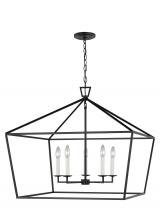  5692605-112 - Dianna transitional 5-light indoor dimmable ceiling pendant hanging chandelier light in midnight bla